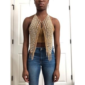 Pearl Top Body Chain